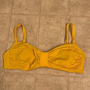 Yellow bikini top